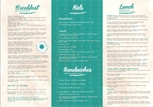 Menu Design by asmartdesign for The Anchor Coffee Bar & Grill | Design #11213020