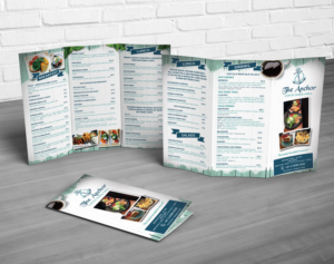 Menu Design by Ena for The Anchor Coffee Bar & Grill | Design: #11213983