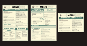 Menu Design by DCARO for The Anchor Coffee Bar & Grill | Design: #11342102
