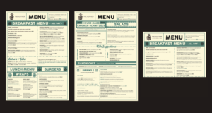 Menu Design by DCARO for The Anchor Coffee Bar & Grill | Design: #11423431