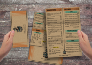 Menu Design by nal for The Anchor Coffee Bar & Grill | Design: #11244964