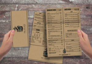Menu Design by nal for The Anchor Coffee Bar & Grill | Design: #11249527