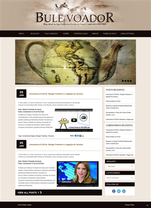 Web Design by pb for Bule Voador | Design: #1260246