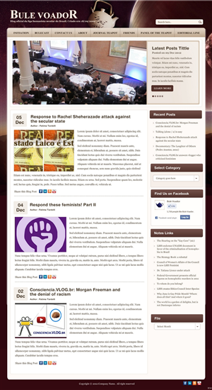 Web Design by pb for Bule Voador | Design: #1260250