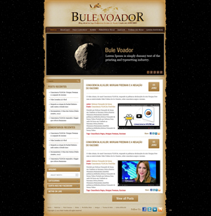Web Design by pb for Bule Voador | Design: #1263517