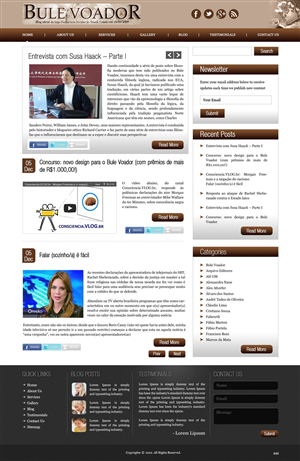 Web Design by pb for Bule Voador | Design: #1266277