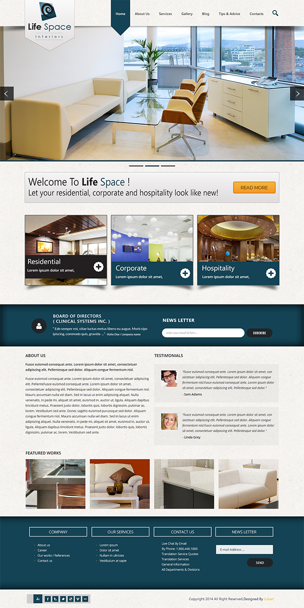 Web-Design von iLibart für dieses Projekt | Design #4447438