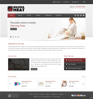 Web Design by pb for this project | Design: #1260308