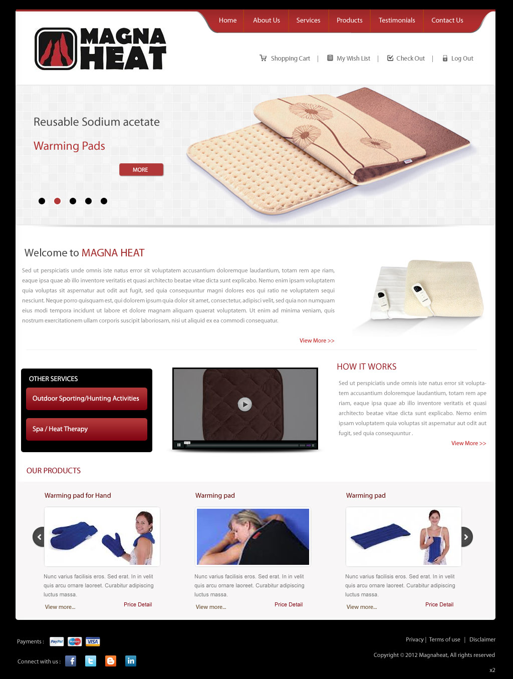 Web Design by pb for this project | Design #1263560