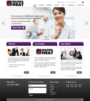 Web Design by pb for this project | Design: #1266346