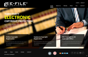 Web Design by pb for Bedrock Online Enterprises, LLC DBA e-File Copyright | Design: #4450714