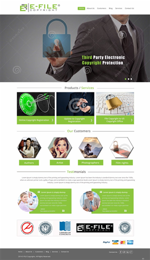 Web Design by pb for Bedrock Online Enterprises, LLC DBA e-File Copyright | Design: #4450717