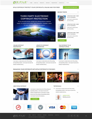 Web Design by pb for Bedrock Online Enterprises, LLC DBA e-File Copyright | Design: #4450727