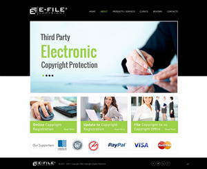 Web Design by pb for Bedrock Online Enterprises, LLC DBA e-File Copyright | Design: #4450736