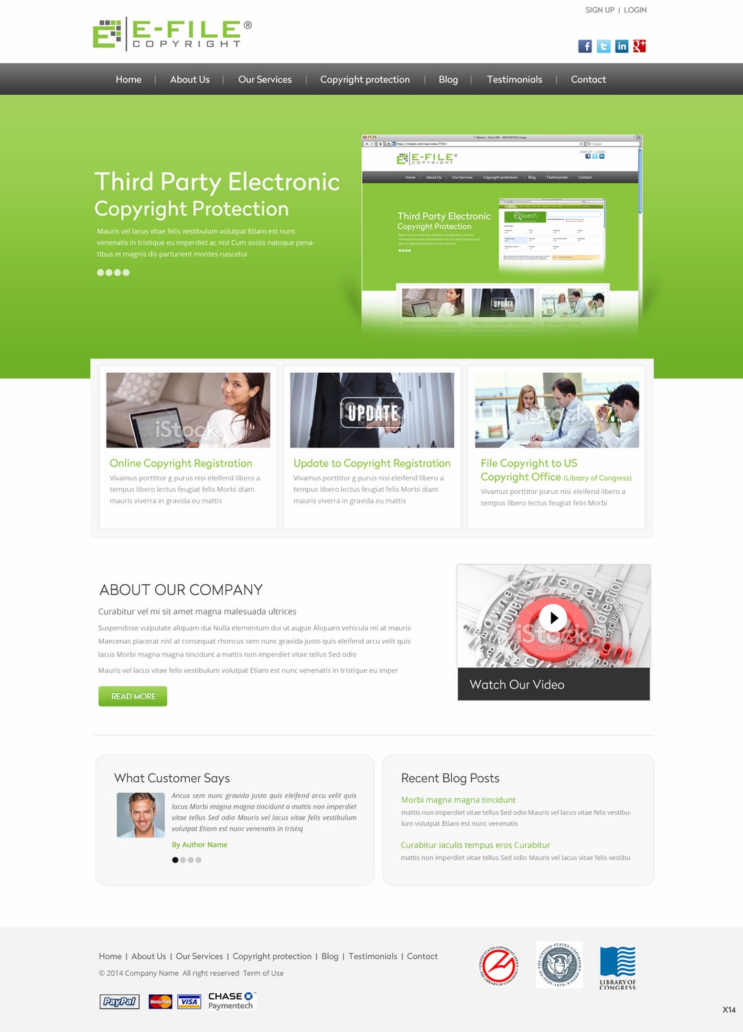 Web Design by pb for Bedrock Online Enterprises, LLC DBA e-File Copyright | Design #4450750