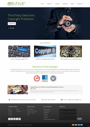 Web Design by pb for Bedrock Online Enterprises, LLC DBA e-File Copyright | Design: #4450758
