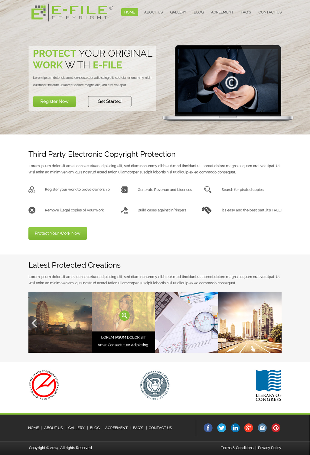 Web Design by OM for Bedrock Online Enterprises, LLC DBA e-File Copyright | Design #4469847