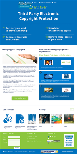 Web Design by Da Miracle for Bedrock Online Enterprises, LLC DBA e-File Copyright | Design: #4470675