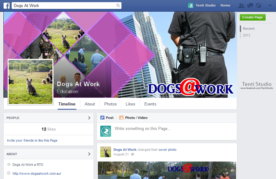 Facebook Design by Tenti Studio for QUEENSLAND SECURITY SOLUTIONS | Design #4428037