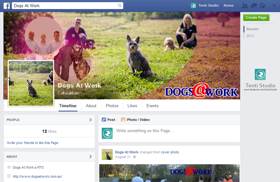 Facebook Design by Tenti Studio for QUEENSLAND SECURITY SOLUTIONS | Design #4428070