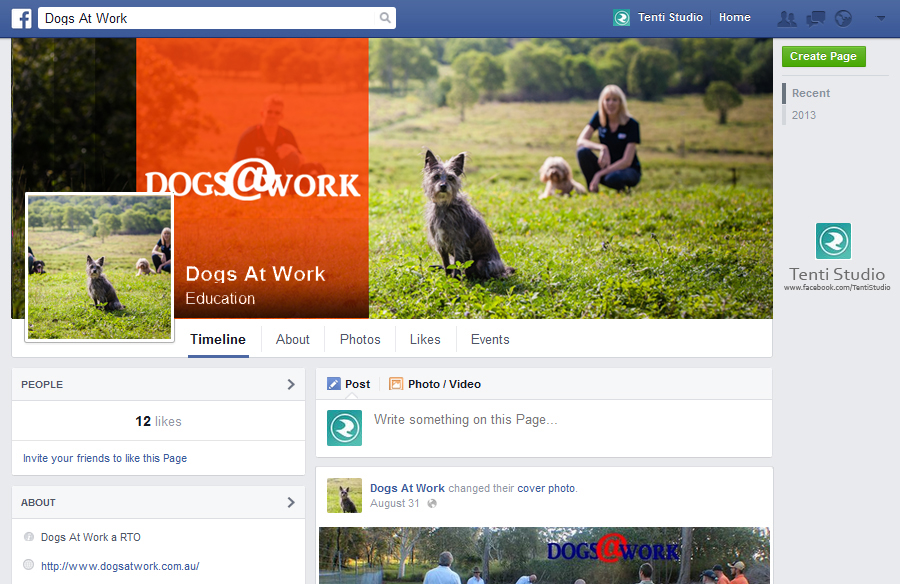 Facebook Design by Tenti Studio for QUEENSLAND SECURITY SOLUTIONS | Design #4450375