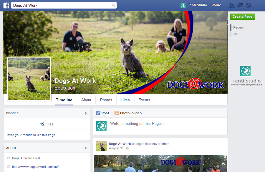Facebook Design by Tenti Studio for QUEENSLAND SECURITY SOLUTIONS | Design #4467474