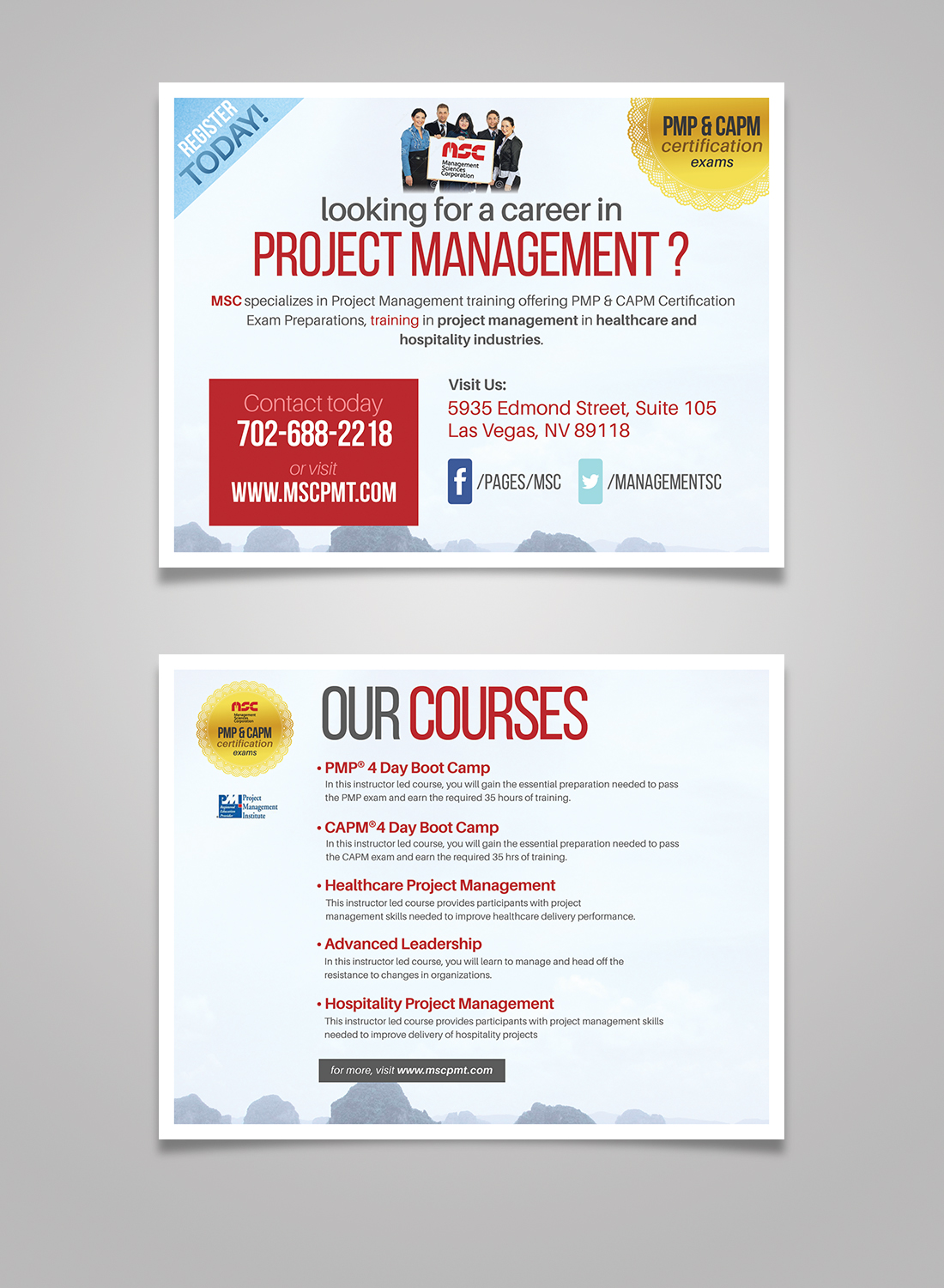 Diseño de Postal por Ryan para Management Sciences Corporation | Diseño: #4431766