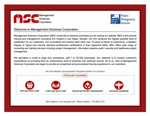 Diseño de Postal por Designer_Prasad para Management Sciences Corporation | Diseño: #4422687