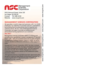 Diseño de Postal por VEGA-Designs para Management Sciences Corporation | Diseño: #4421991