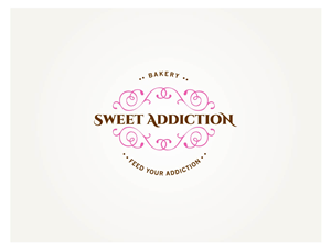 Sweet Addiction Bakery / Feed your addiction | Logo-Design von wonderland