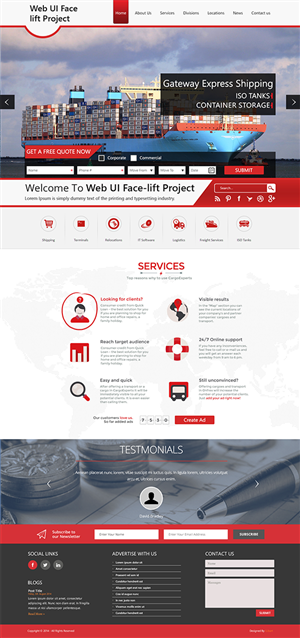 Web Design by iLibart for Tradeos Limited | Design: #4453706