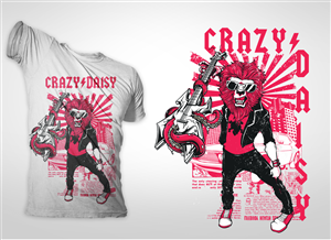 Cool/Fun design for AC/DC Tributeband  | Diseño de Camiseta por Messaoudi Wissem