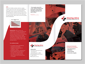 trifold brochure Staying Alive