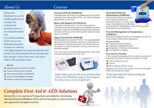 Brochure Design by aneela for Staying Alive Paramedical Services Pty Ltd | Design: #192940