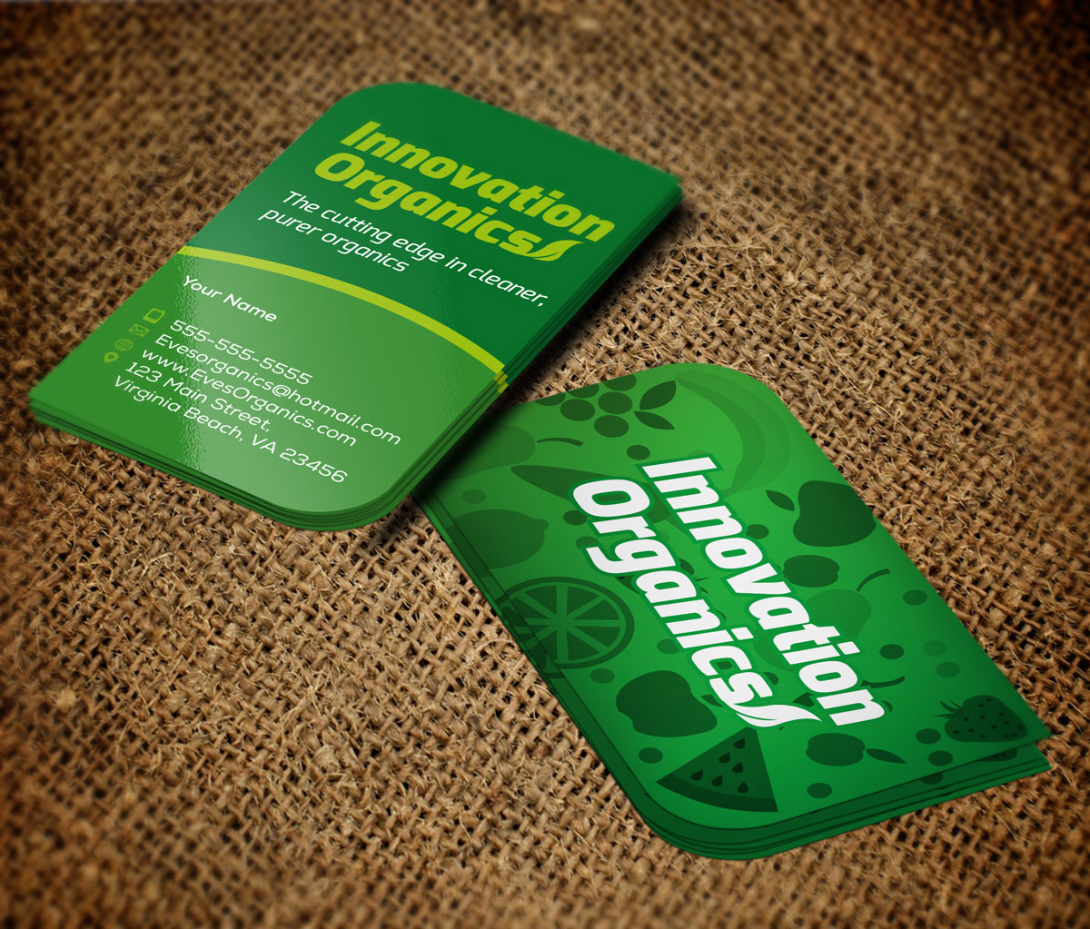 Bold, Modern, Printer Business Card Design for guaranteed greener grass