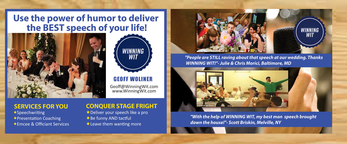 Postcard Design by Venus L. Penaflor for Winning Wit, LLC | Design #4417513