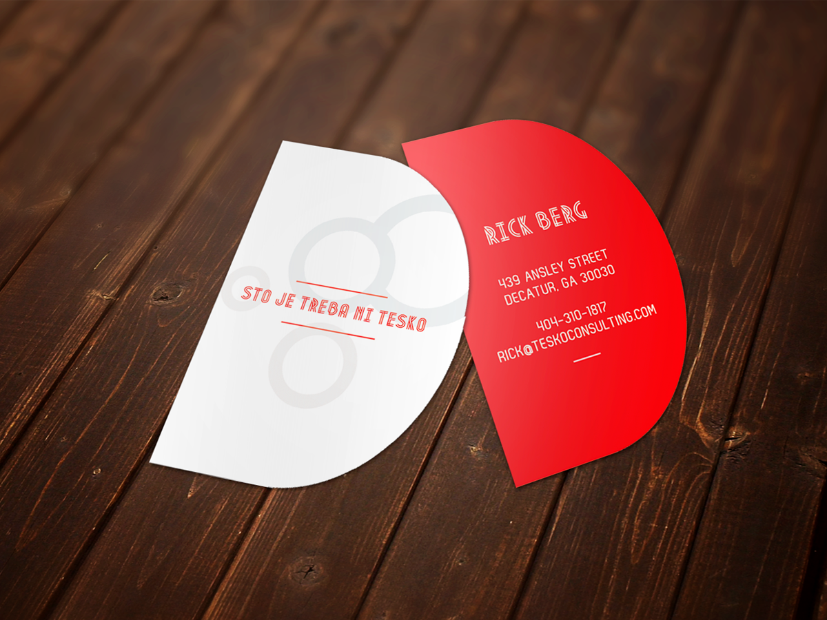 Business Card Design by Sarah Mathews for this project | Design #4458536