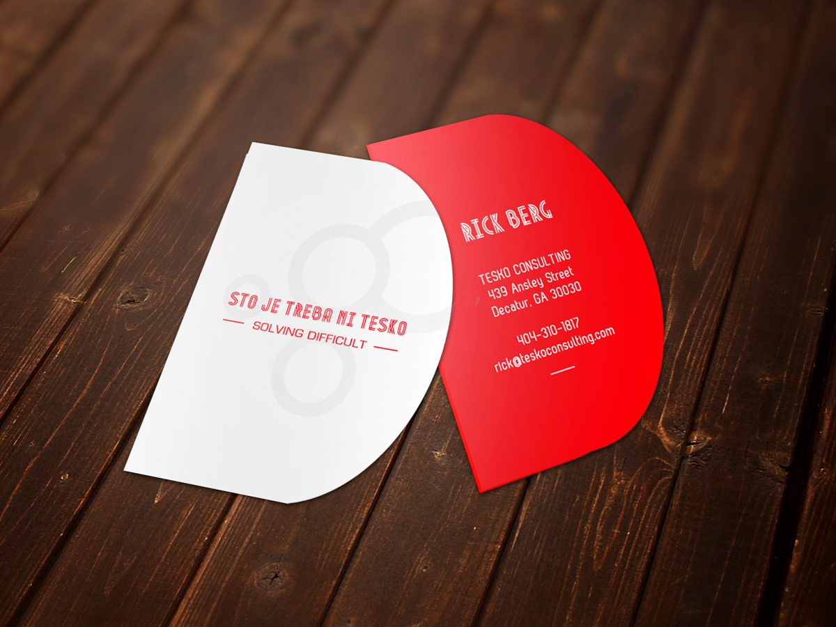 Business Card Design by Sarah Mathews for this project | Design #4481654