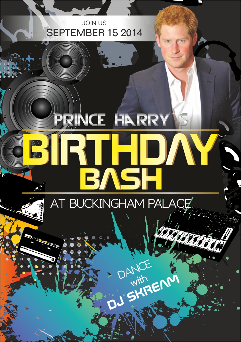birthday flyer design