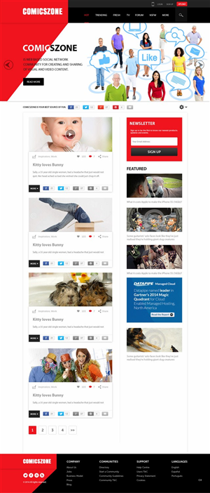 Web Design by pb for this project | Design: #4439374
