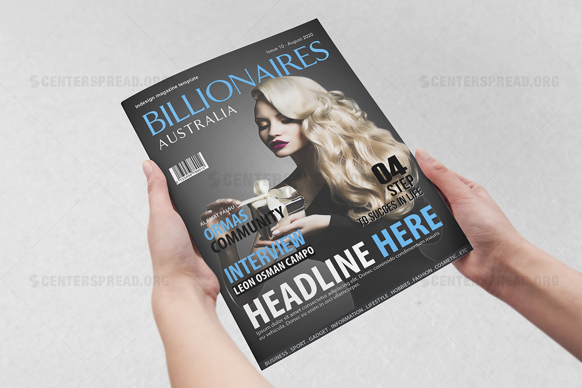 Magazine Design by CENTERSPREAD for this project | Design #4434096