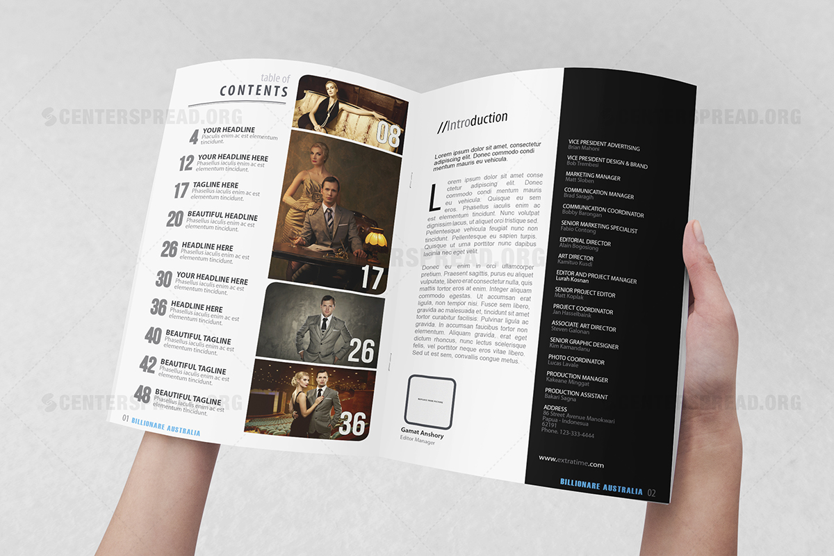 Design de Revue par CENTERSPREAD pour ce projet | Design #4434137