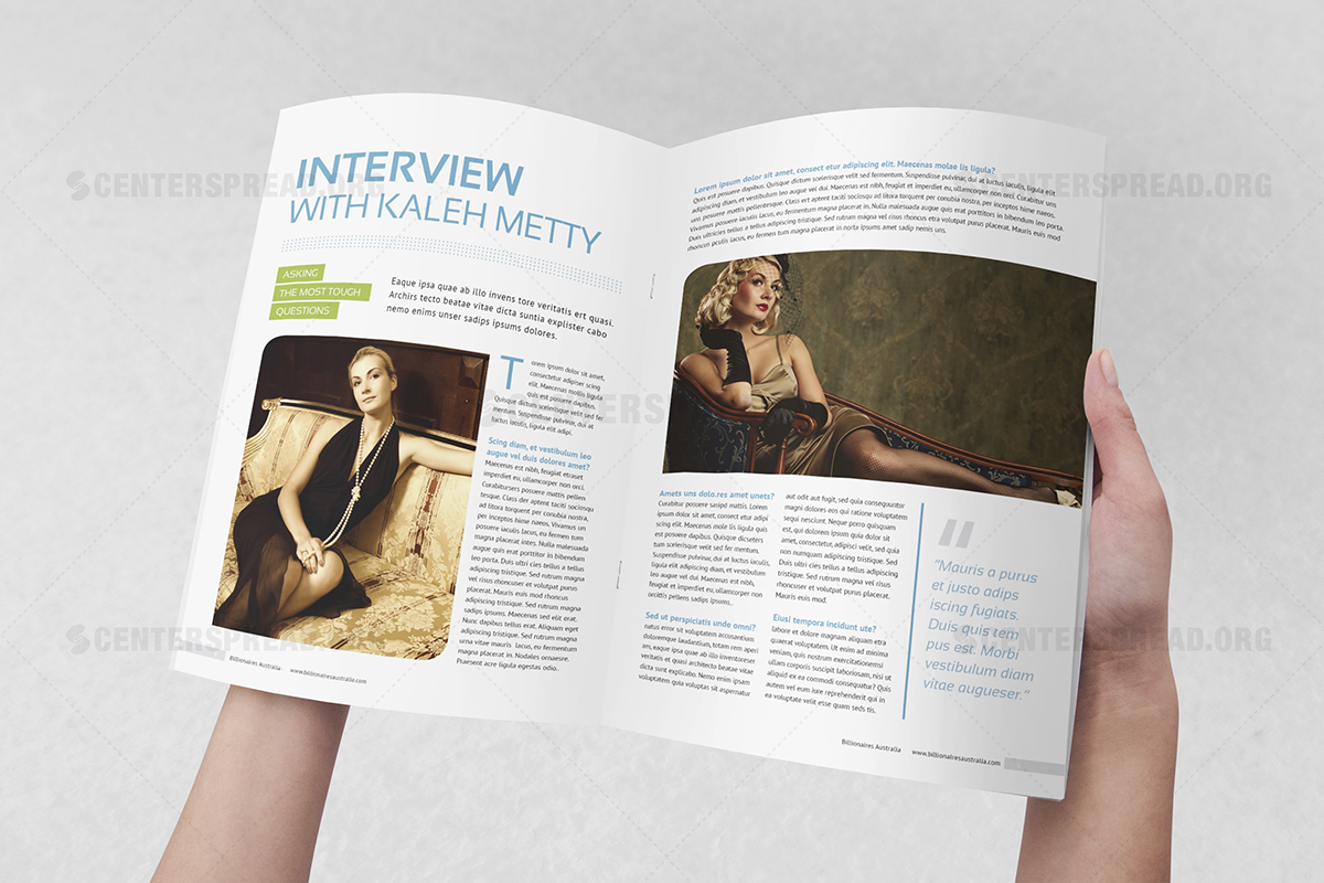 Magazine Design by CENTERSPREAD for this project | Design #4434177
