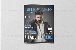 Magazine Design by CENTERSPREAD for this project | Design: #4446312