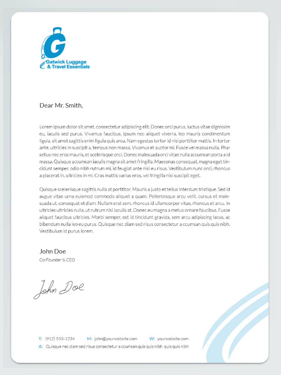 Briefkopf-Design von Nabileuuh für dieses Projekt | Design #4460208