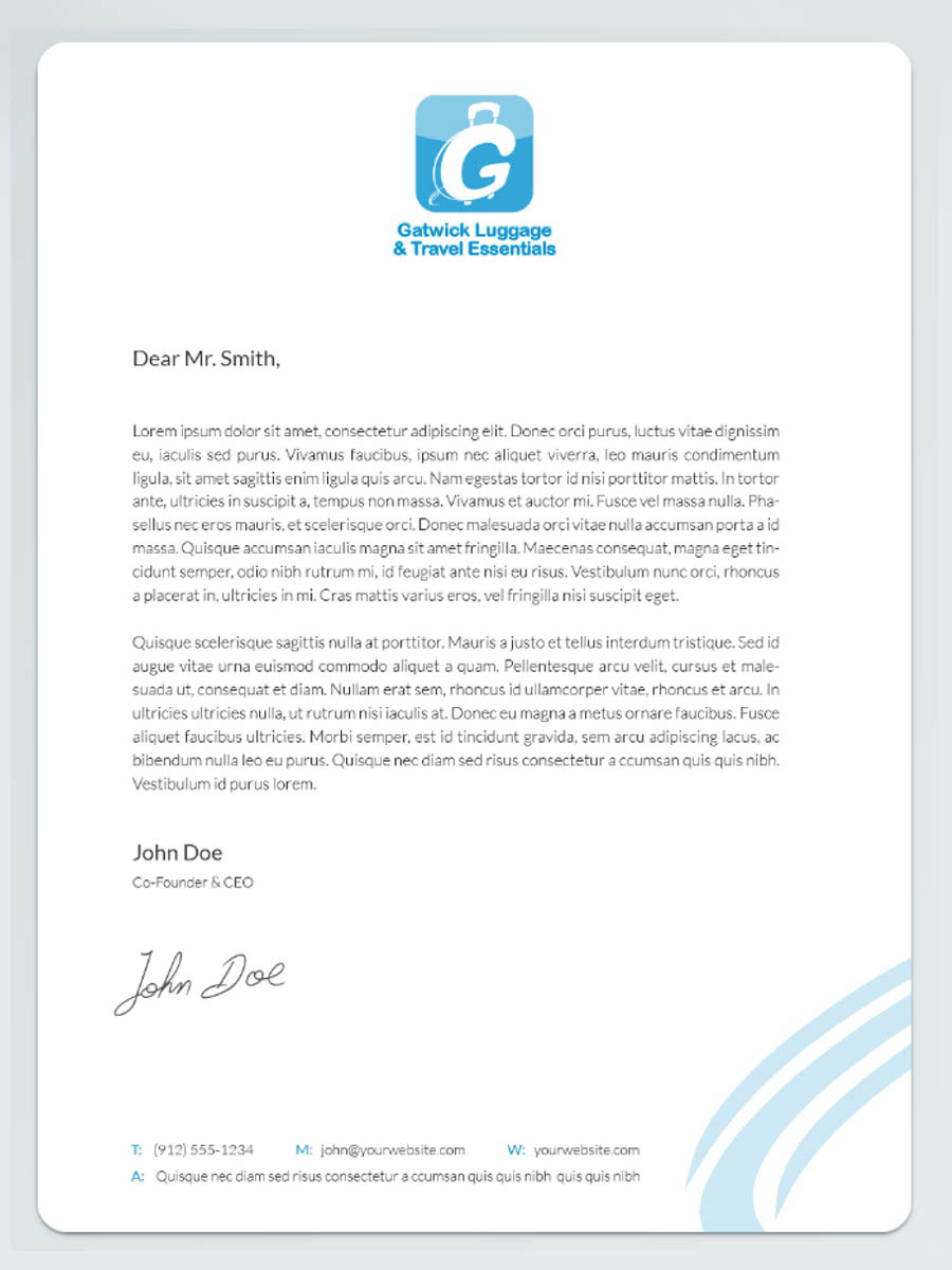 Briefkopf-Design von Nabileuuh für dieses Projekt | Design #4460223