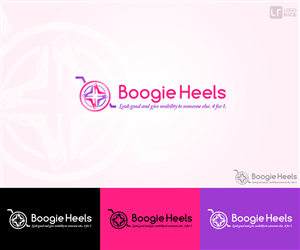 4 high heels sold  = 1 wheelchair = Mobility or something like this | Logo Design by logorice