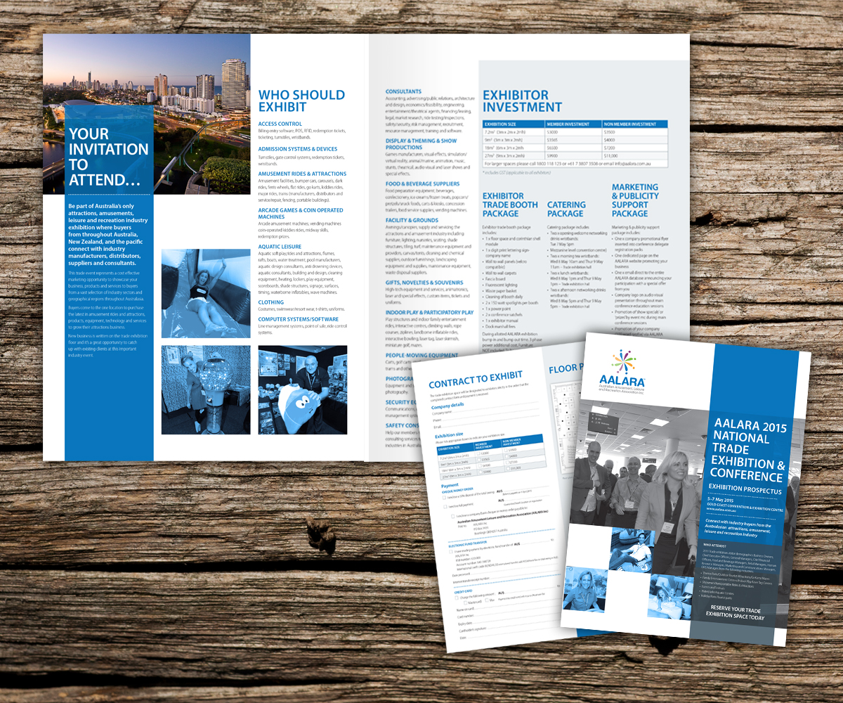 Brochure Design by Beckon Designs for Australian Amusement, Leisure & Recreation Association Inc | Design: #4522815