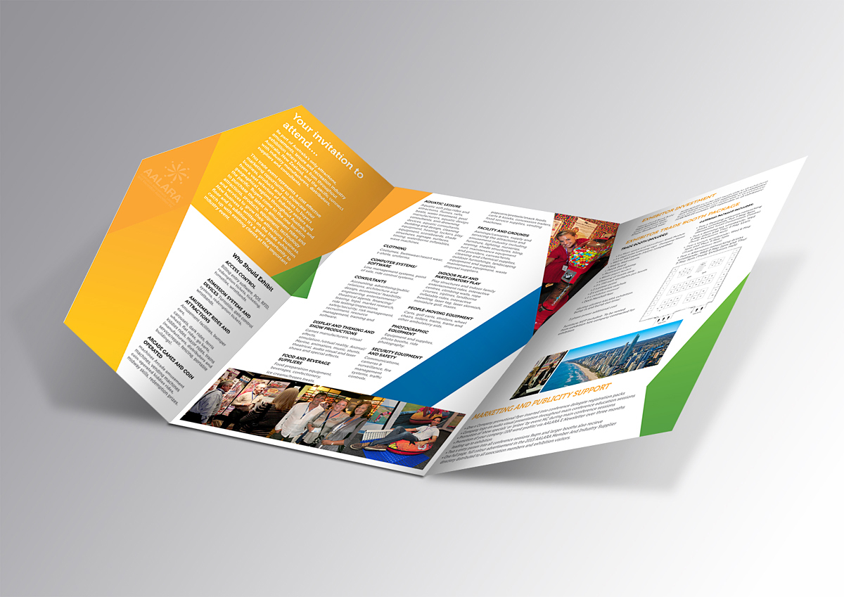 Design de Brochure par RC Agency pour Australian Amusement, Leisure & Recreation Association Inc | Design #4490034