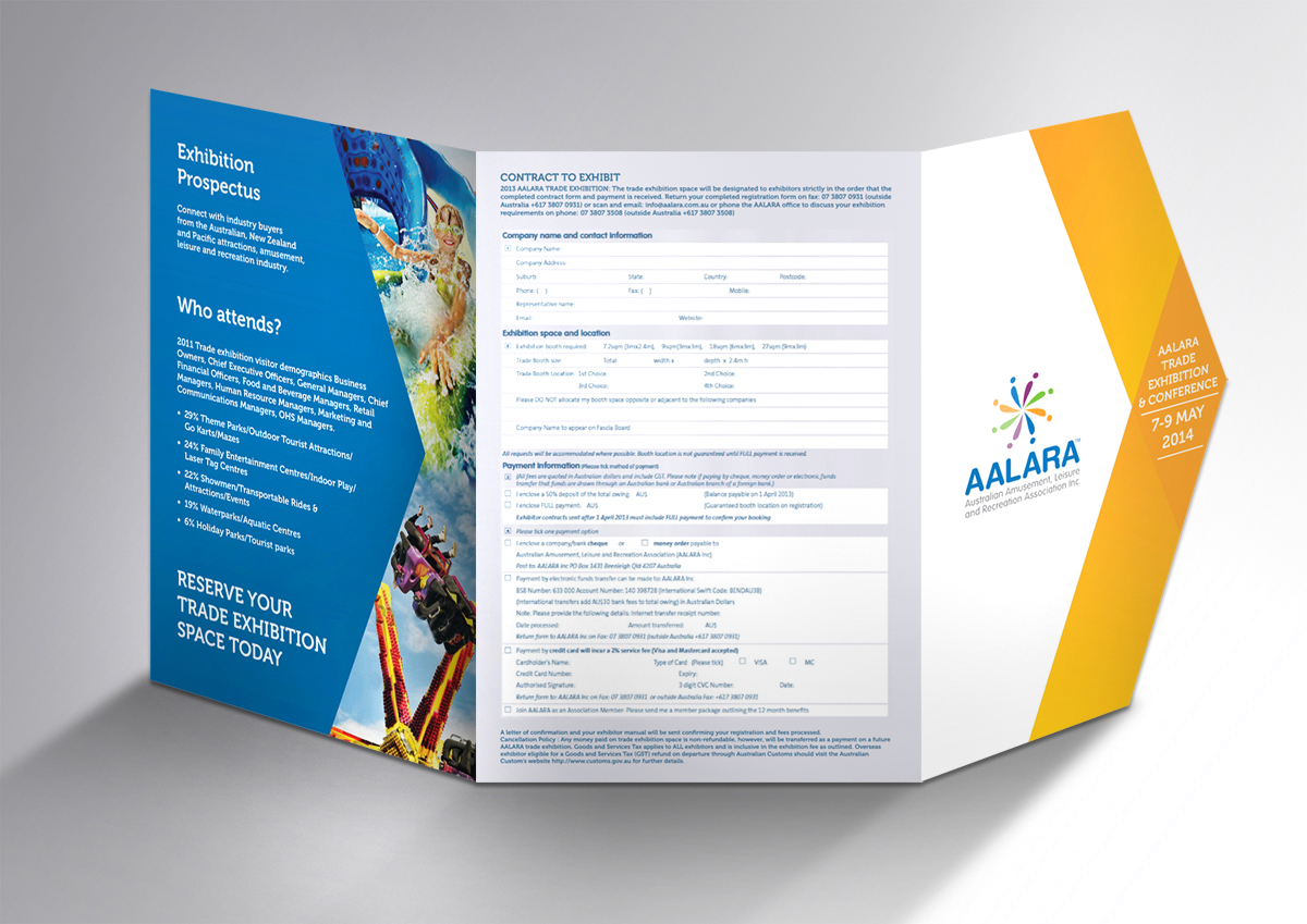 Brochure Design by RC Agency for Australian Amusement, Leisure & Recreation Association Inc | Design #4490035